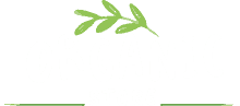 Organic store white logo